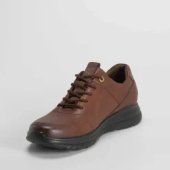 Online Deportivo casual piel marrón Hombre Sneakers