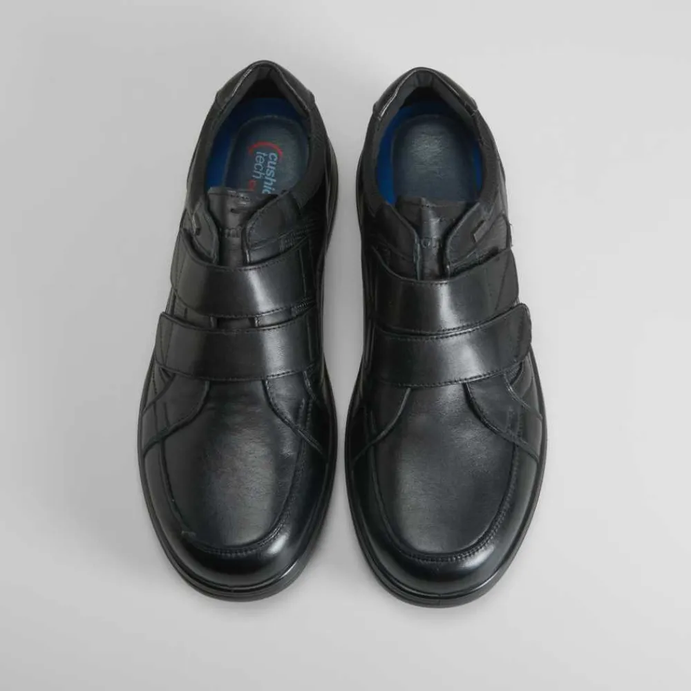deportivo_negro_velcros_d_SKUKvgPjrb7J8_3.webp Online Deportivo negro velcros de piel Hombre Zapatos Profesionales|Zapatos Confort