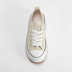 Online Lona chunky beige Mujer Zapatillas Lona