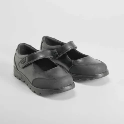 Hot Mercedita colegial negro de piel OH GIRL Zapatos Colegio