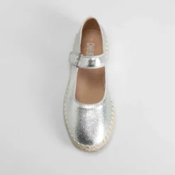 Sale Mercedita con brillo color plata OH GIRL Bailarinas