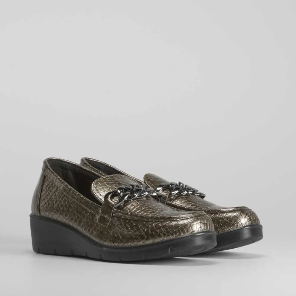 mocasn_cadena_metalizado__SKUs6zY3BjiCI_1.webp Best Mocasín cadena metalizado de Mujer Zapatos Confort|Mocasines