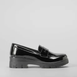 Sale Mocasín charol Soft Insock negro Mujer Mocasines|Zapatos Confort