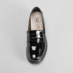 Sale Mocasín charol Soft Insock negro Mujer Mocasines|Zapatos Confort