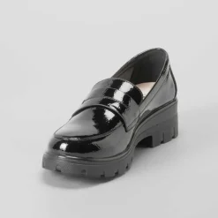 Sale Mocasín charol Soft Insock negro Mujer Mocasines|Zapatos Confort