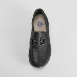Clearance Mocasín estribo negro Mujer Zapatos Confort|Mocasines