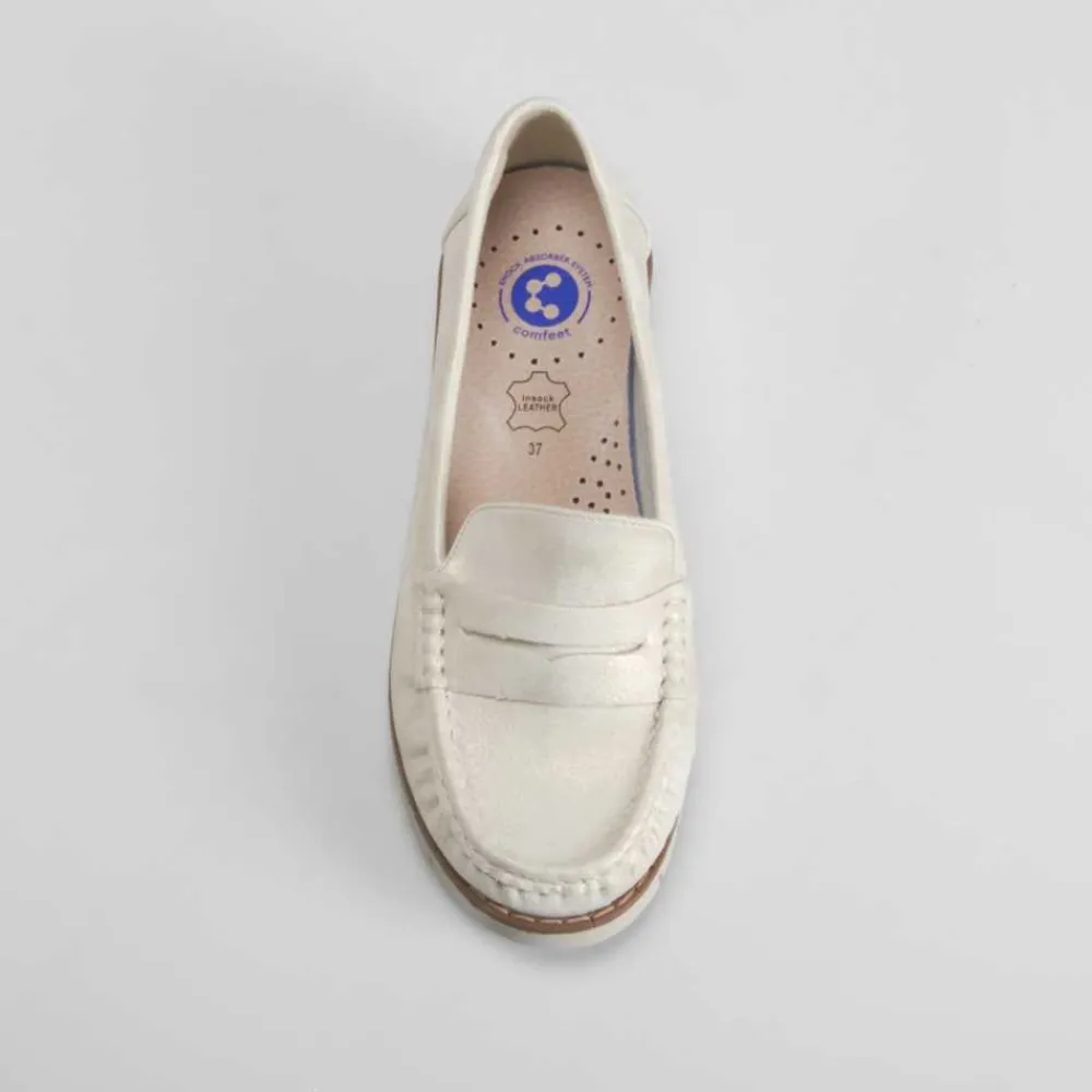 Outlet Mocasín kiowa color natural Mujer Zapatos Confort|Zapatos Planos