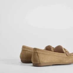 Clearance Mocasín piel cadena mate Mujer Zapatos Planos|Mocasines