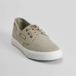 Discount Náutico de lona taupe Hombre Zapatillas Lona