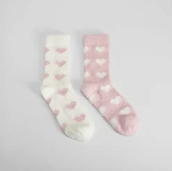 Discount Pack 2 calcetines antideslizantes rosa Calcetines