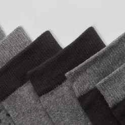 Outlet Pack 3 calcetines gris estampado MKL Calcetines