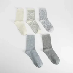 Discount Pack 5 calcetines media caña animal print Calcetines