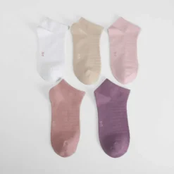 Discount Pack 5 calcetines tobilleros multicolor Calcetines