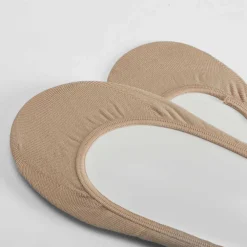 Discount Pack 2 pikies media beige Calcetines