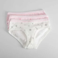 Discount Pack de tres braguitas de niña estrellas Ropa Y Téxtil