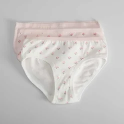 Discount Pack de tres braguitas de niña flores Ropa Y Téxtil