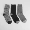 Clearance Pack de 3x calcetines largos jaspeado trabajo homb Calcetines