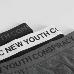 New Pack 3x boxers hombre negro gris contraste Ropa Y Téxtil