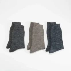 Outlet Pack x3 calcetines media caña jaspeado MKL Calcetines