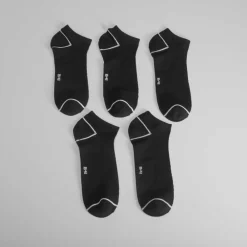 Discount pack 5x calcetines sport negros de hombre Calcetines
