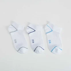 Hot Pack 3x calcetines tobilleros blancos MKL Calcetines