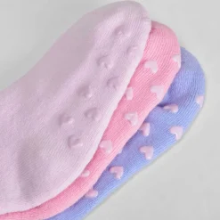 Pack x3 pares calcetines antideslizante corazón Calcetines