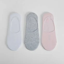 Pack 3x pikis multicolor niña Calcetines