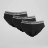 Hot Pack x3 slips hombre negro gris Ropa Y Téxtil