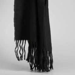 New Pashmina básica negro mujer Mujer Complementos Para Mujer
