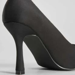 Best Salón negro en satén PICCOLA PIU Mujer Zapatos Tacón