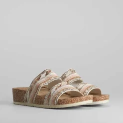 Sale Sandalia bio brillos destalonada Mujer Sandalias Confort|Sandalias Bio Y Menorquinas