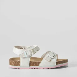 Sandalia bio con brillo blanca OH GIRL Sandalias