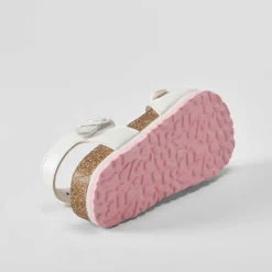 Sandalia bio con brillo blanca OH GIRL Sandalias