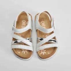 Discount Sandalia bio con tiras blanca OH GIRL Sandalias