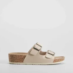 Outlet Sandalia bio doble hebilla Mujer Sandalias Confort|Sandalias Bio Y Menorquinas