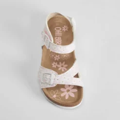 New Sandalia bio flores rosa OH GIRL Sandalias