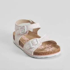 New Sandalia bio flores rosa OH GIRL Sandalias