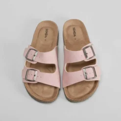 Online Sandalia bio hebillas rosa Mujer Sandalias Bio Y Menorquinas