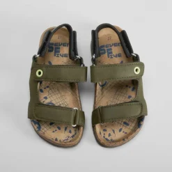 Sandalia bio infantil verde Sandalias