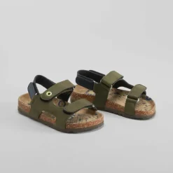 Sandalia bio infantil verde Sandalias