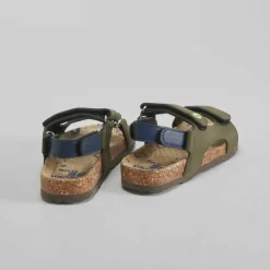 Sandalia bio infantil verde Sandalias