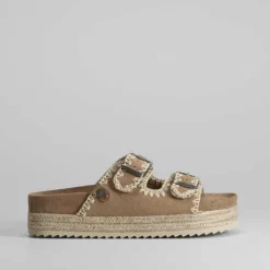 Discount Sandalia bio plataforma esparto Mujer Sandalias Bio Y Menorquinas