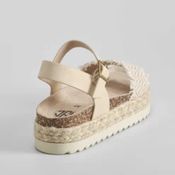 Outlet Sandalia bio pulsera beige Mujer Sandalias Bio Y Menorquinas