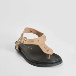 New Sandalia bio tachuelas beige PICCOLA PIU Mujer Sandalias Bio Y Menorquinas