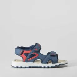 Outlet Sandalia casual velcro infantil azul Sandalias