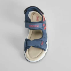 Outlet Sandalia casual velcro infantil azul Sandalias