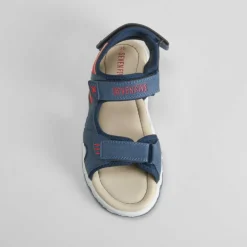 New Sandalia casual velcro juvenil azul Sandalias