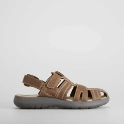 Outlet Sandalia cerrada camel Hombre Sandalias