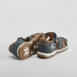 Sandalia cerrada vestir bicolor Sandalias