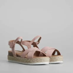Best Sandalia con plataforma de yute OH GIRL Sandalias